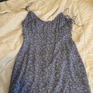 Abercrombie & Fitch Blue Floral Midi Dress